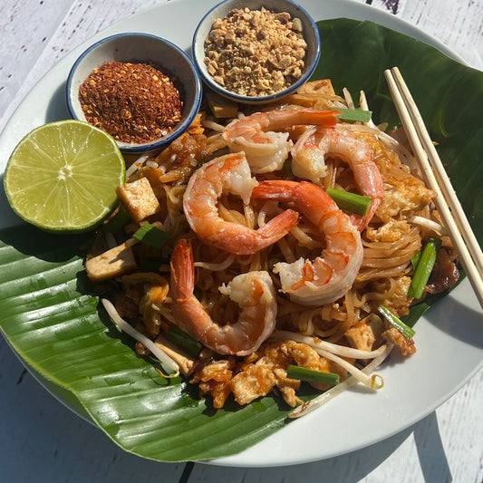 KING PRAWNS PAD THAI